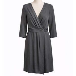 NWT Banana Republic Charcoal Long Sleeve Dress